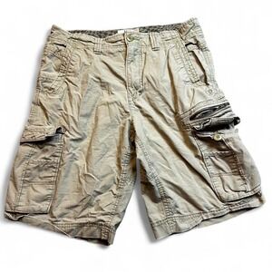 Vintage Y2K‎ ocean pacific cargo khaki shorts size 32